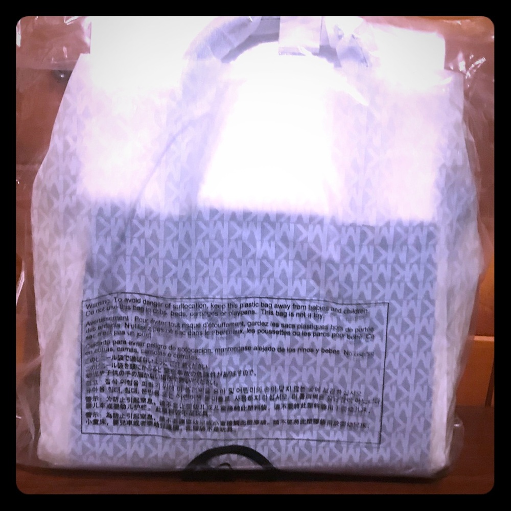 MK Mercer pebbled leather satchel